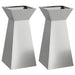Vază pe pilon 2 pcs Argintiu 35 x 35 x 73 cm - WALTI WALTI