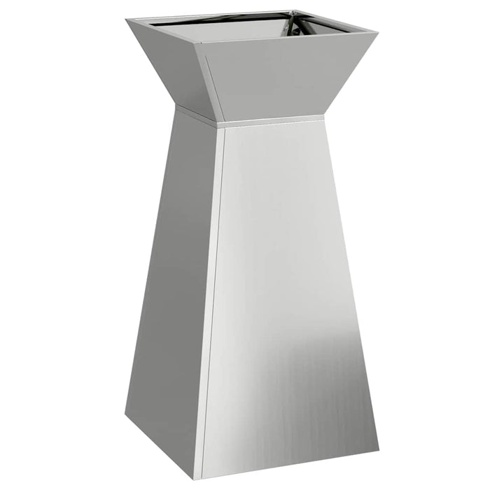 Vază pe pilon 2 pcs Argintiu 35 x 35 x 73 cm - WALTI WALTI