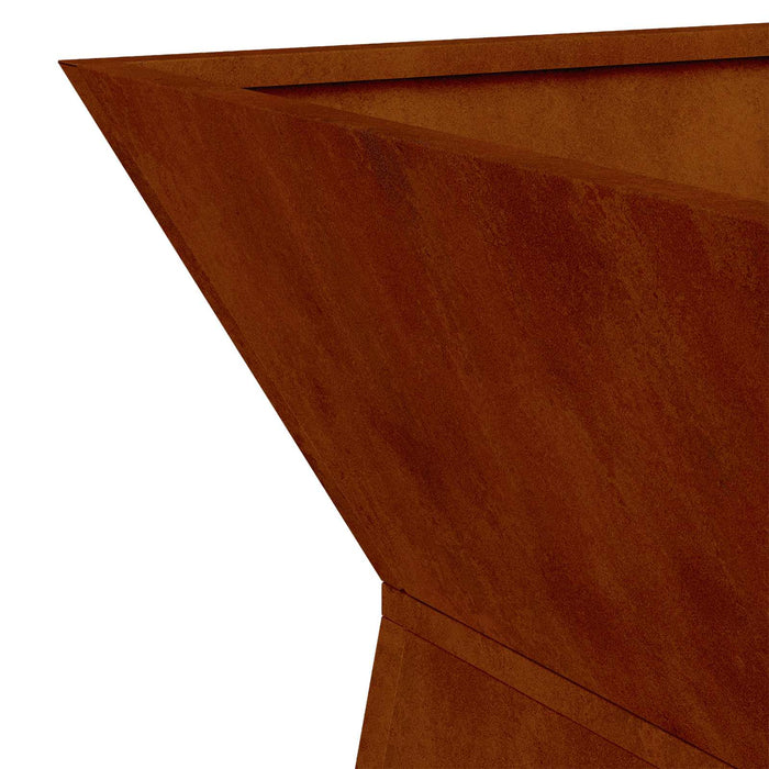 Vază pe pilon 2 pcs Argintiu 35 x 35 x 73 cm - WALTI WALTI