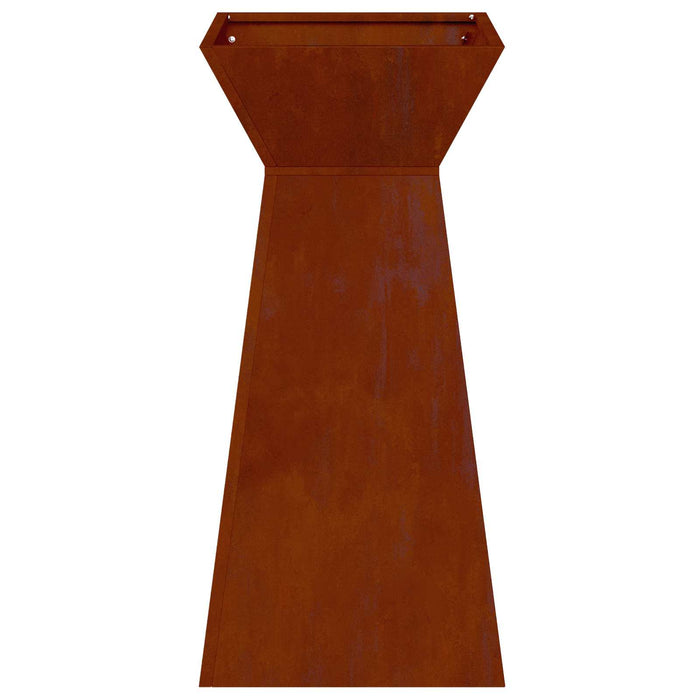 Vază pe pilon 2 pcs Argintiu 35 x 35 x 73 cm - WALTI WALTI