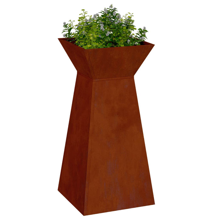 Vază pe pilon 2 pcs Argintiu 35 x 35 x 73 cm - WALTI WALTI