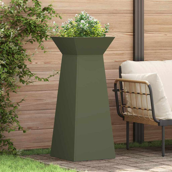 Vază pe pilon 2 pcs Oliv 40 x 40 x 100 cm - WALTI WALTI