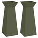 Vază pe pilon 2 pcs Oliv 40 x 40 x 100 cm - WALTI WALTI