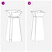 Vază pe pilon 2 pcs Argintiu 40 x 40 x 100 cm - WALTI WALTI