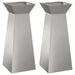 Vază pe pilon 2 pcs Argintiu 40 x 40 x 100 cm - WALTI WALTI