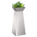Vază pe pilon 2 pcs Argintiu 40 x 40 x 100 cm - WALTI WALTI