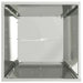 Vază pe pilon 2 pcs Argintiu 40 x 40 x 100 cm - WALTI WALTI