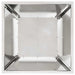 Vază pe pilon 2 pcs Argintiu 40 x 40 x 100 cm - WALTI WALTI