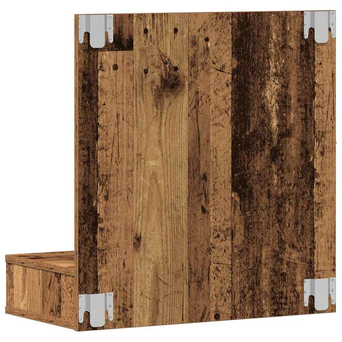 Dulap cu oglindă Lemn vechi 60 x 31,5 x 62 cm Lemn compozit - WALTI WALTI