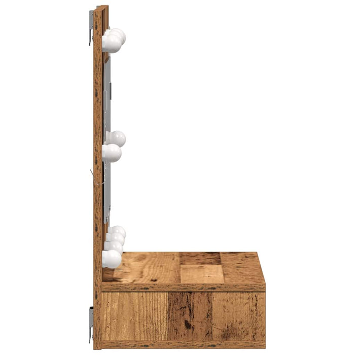 Dulap cu oglindă Lemn vechi 60 x 31,5 x 62 cm Lemn compozit - WALTI WALTI