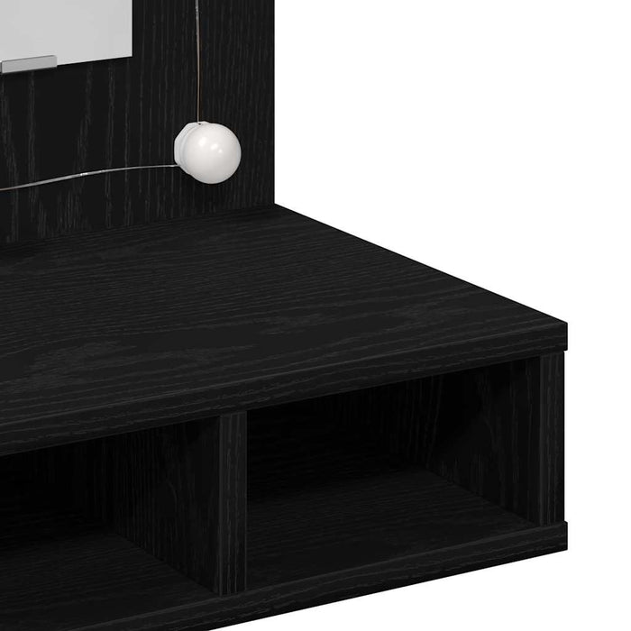Dulap cu oglindă Stejar Negru 60 x 31,5 x 62 cm Lemn compozit - WALTI WALTI