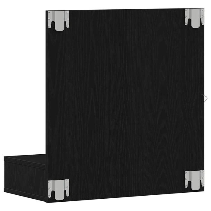Dulap cu oglindă Stejar Negru 60 x 31,5 x 62 cm Lemn compozit - WALTI WALTI