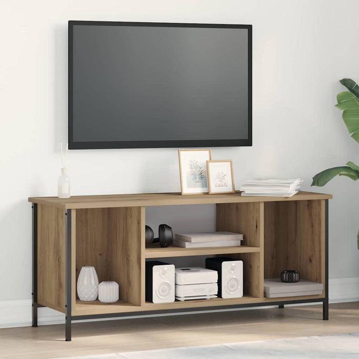 Cabinet TV Stejar Artizanal 102 x 35 x 45 cm Lemn compozit - WALTI WALTI
