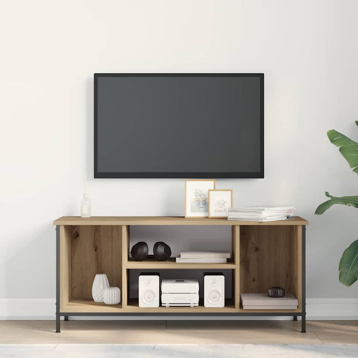 Cabinet TV Stejar Artizanal 102 x 35 x 45 cm Lemn compozit - WALTI WALTI