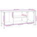 Cabinet TV Stejar Negru 102 x 35 x 45 cm Lemn compozit - WALTI WALTI