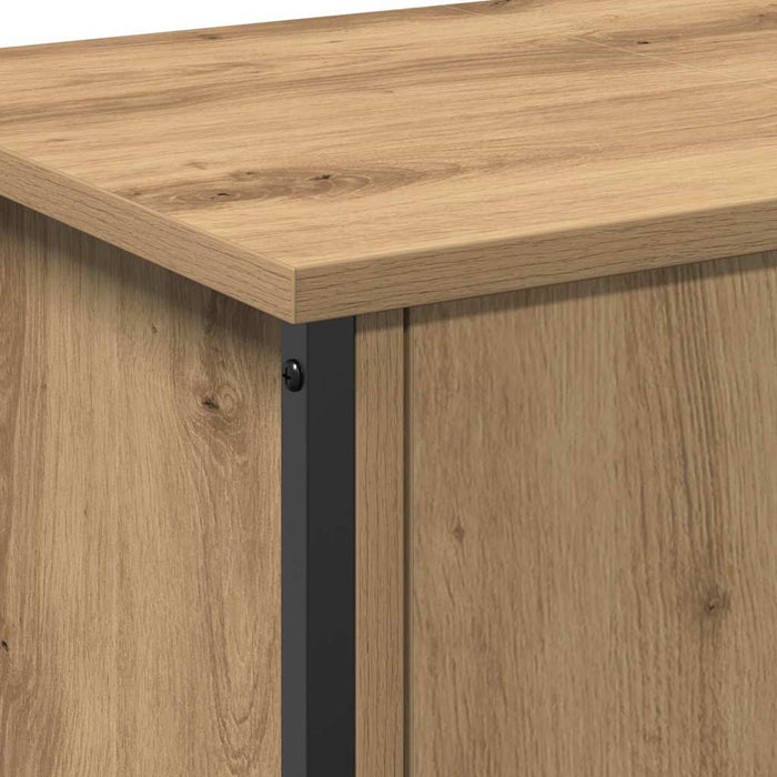 Cabinet TV Stejar Artizanal 100 x 35 x 45 cm Lemn compozit - WALTI WALTI