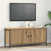 Cabinet TV Stejar Artizanal 100 x 35 x 45 cm Lemn compozit - WALTI WALTI