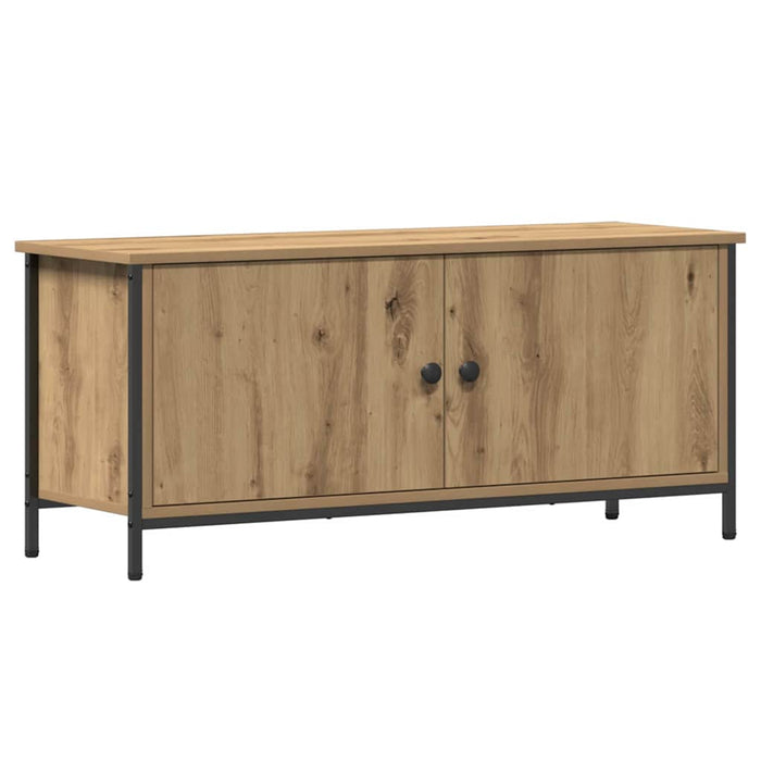 Cabinet TV Stejar Artizanal 100 x 35 x 45 cm Lemn compozit - WALTI WALTI