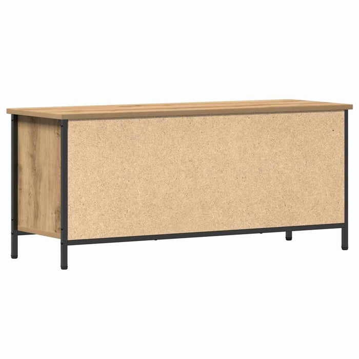 Cabinet TV Stejar Artizanal 100 x 35 x 45 cm Lemn compozit - WALTI WALTI