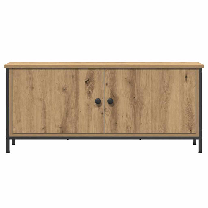 Cabinet TV Stejar Artizanal 100 x 35 x 45 cm Lemn compozit - WALTI WALTI