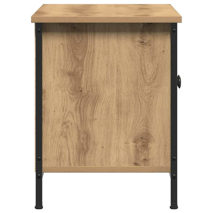 Cabinet TV Stejar Artizanal 100 x 35 x 45 cm Lemn compozit - WALTI WALTI