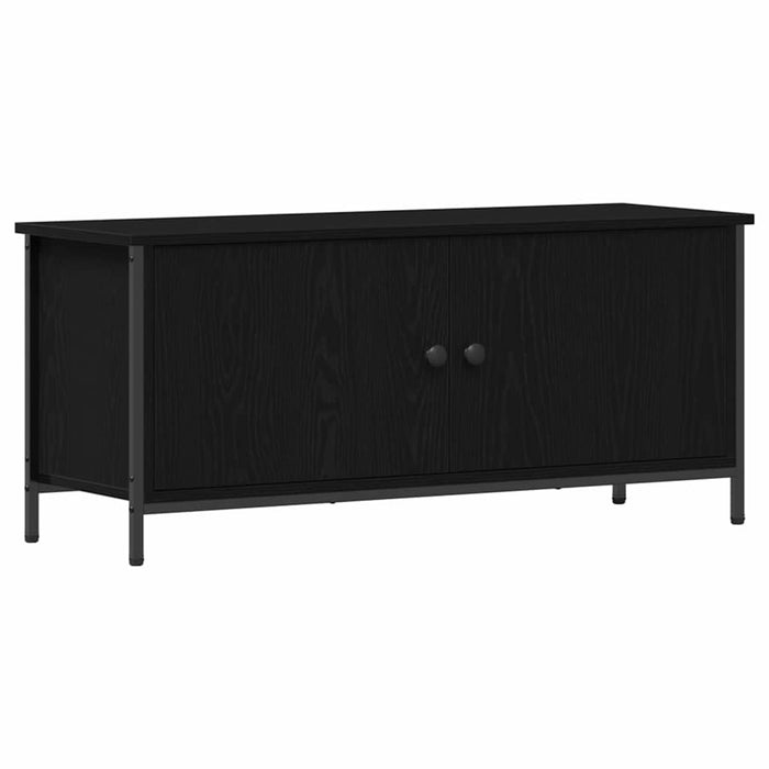 Cabinet TV Stejar Negru 100 x 35 x 45 cm Lemn compozit - WALTI WALTI