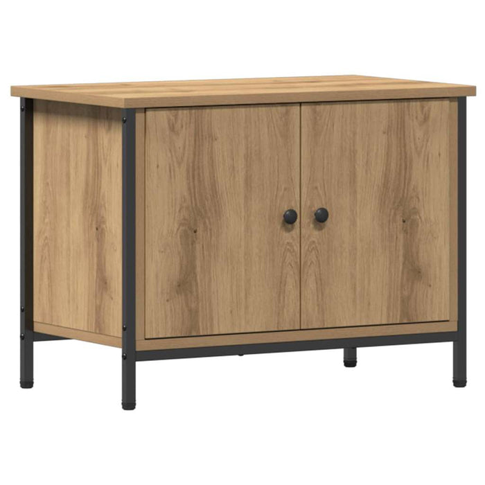 Cabinet TV Stejar Artizanal 60 x 35 x 45 cm Lemn compozit - WALTI WALTI