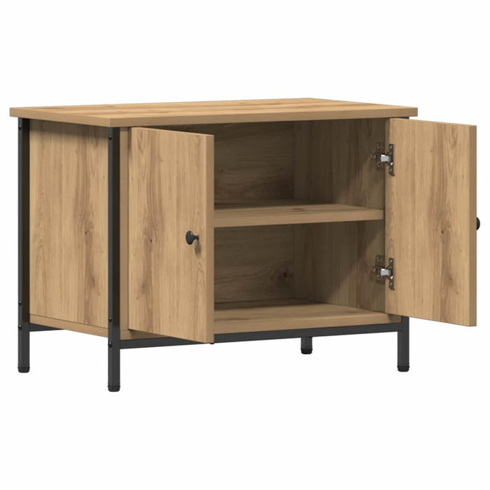 Cabinet TV Stejar Artizanal 60 x 35 x 45 cm Lemn compozit - WALTI WALTI
