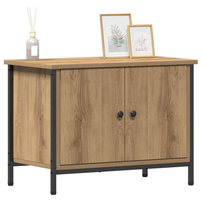 Cabinet TV Stejar Artizanal 60 x 35 x 45 cm Lemn compozit - WALTI WALTI