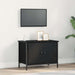 Cabinet TV Stejar Negru 60 x 35 x 45 cm Lemn compozit - WALTI WALTI