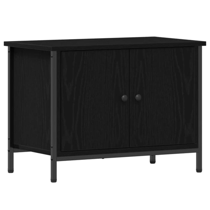 Cabinet TV Stejar Negru 60 x 35 x 45 cm Lemn compozit - WALTI WALTI