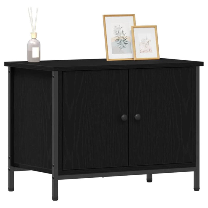 Cabinet TV Stejar Negru 60 x 35 x 45 cm Lemn compozit - WALTI WALTI