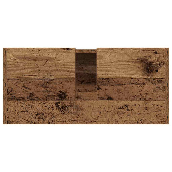 Dulap de Baie cu raft Lemn Vechi 80 x 33 x 60 cm Lemn compozit - WALTI WALTI