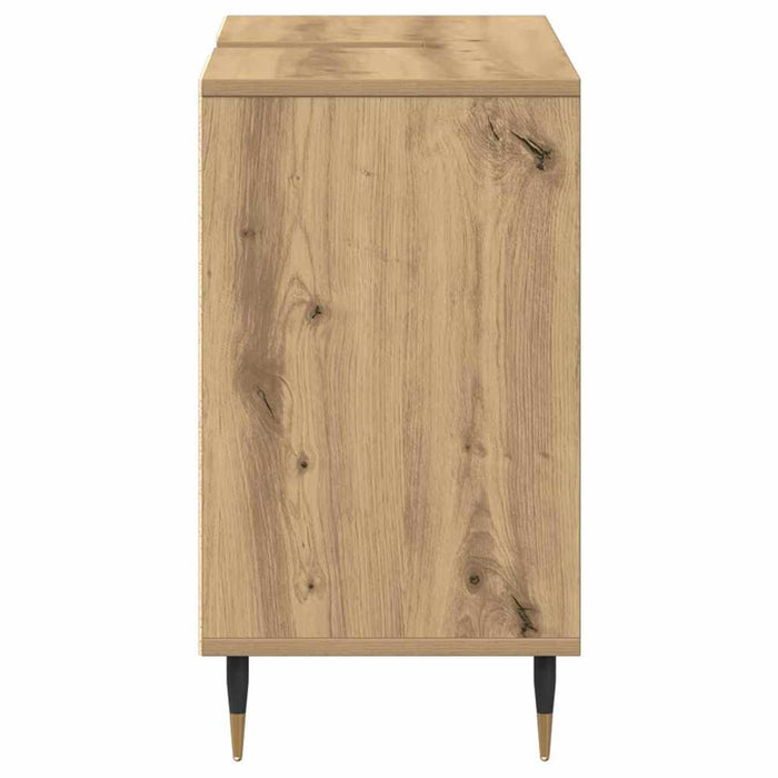 Dulap de Baie Stejar Artizanal 80 x 33 x 60 cm Lemn compozit - WALTI WALTI