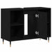 Dulap de Baie cu raft Negru 80 x 33 x 60 cm Lemn compozit - WALTI WALTI