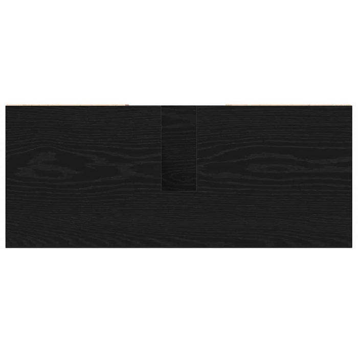 Dulap de Baie cu raft Negru 80 x 33 x 60 cm Lemn compozit - WALTI WALTI