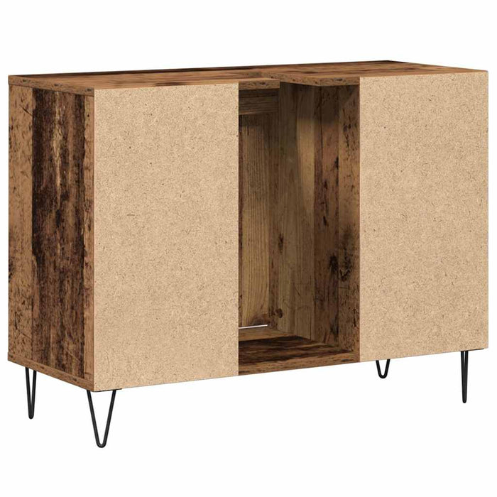 Dulap de Baie cu raft Lemn Vechi 80 x 33 x 60 cm Lemn compozit - WALTI WALTI