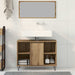 Dulap de Baie Stejar Artizanal 80 x 33 x 60 cm Lemn compozit - WALTI WALTI
