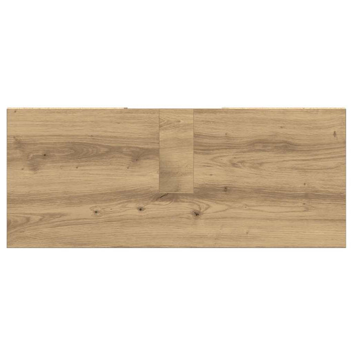 Dulap de Baie Stejar Artizanal 80 x 33 x 60 cm Lemn compozit - WALTI WALTI