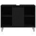 Dulap de Baie cu raft Negru 80 x 33 x 60 cm Lemn compozit - WALTI WALTI