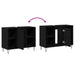 Dulap de Baie cu raft Negru 80 x 33 x 60 cm Lemn compozit - WALTI WALTI