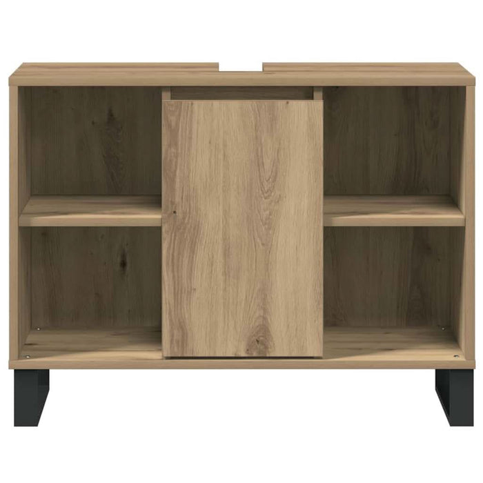 Dulap de Baie Stejar Artizanal 80 x 33 x 60 cm Lemn compozit - WALTI WALTI