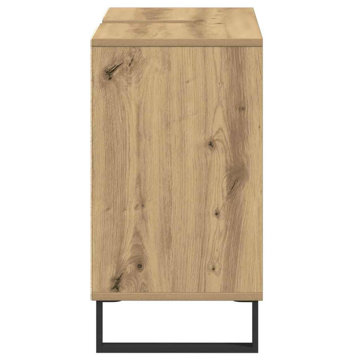 Dulap de Baie Stejar Artizanal 80 x 33 x 60 cm Lemn compozit - WALTI WALTI
