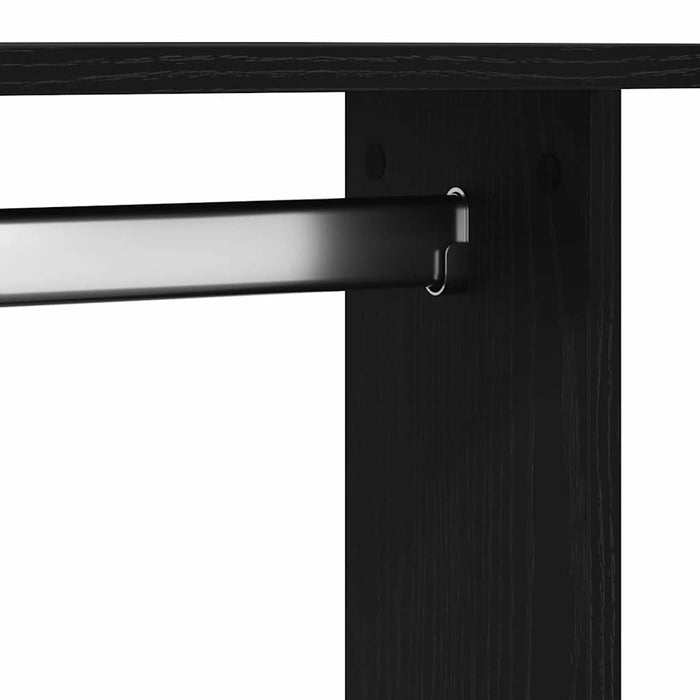 Dulap cu raft Stejar negru 102 x 38 x 110 cm Lemn compozit - WALTI WALTI