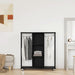 Dulap cu raft Stejar negru 102 x 38 x 110 cm Lemn compozit - WALTI WALTI