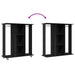 Dulap cu raft Stejar negru 102 x 38 x 110 cm Lemn compozit - WALTI WALTI