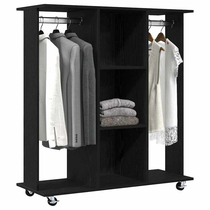 Dulap cu raft Stejar negru 102 x 38 x 110 cm Lemn compozit - WALTI WALTI