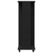 Dulap cu raft Stejar negru 102 x 38 x 110 cm Lemn compozit - WALTI WALTI