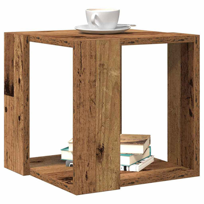 Masă de cafea Lemn Vechi 32 x 32 x 30 cm Lemn prelucrat WALTI