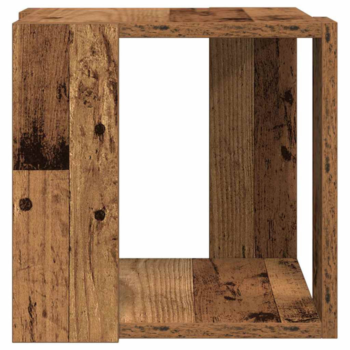 Masă de cafea Lemn Vechi 32 x 32 x 30 cm Lemn prelucrat WALTI